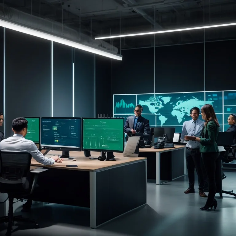 صورة تدريبية في الأمن السيبراني